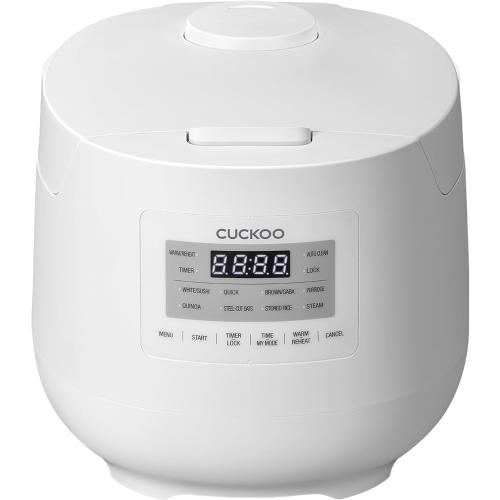6-Cup / 1.5 Qt. (Uncooked) Micom Rice Cooker and Warmer, Steamer basket, 11 Operating Modes: White Rice, Brown Rice & More, Nonstick Inner Pot, Made in Korea, Small Rice Cooker, Multi Cooker, CR-0641F