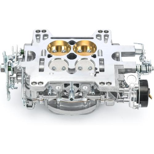 Carburetor 1906 AVS2 650 CFM 4-Barrel Carb with Electric Choke Satin Finish Replacement For Edelbrock 1906 AV2 Carburetor Square Flange New Annular Flow Booster