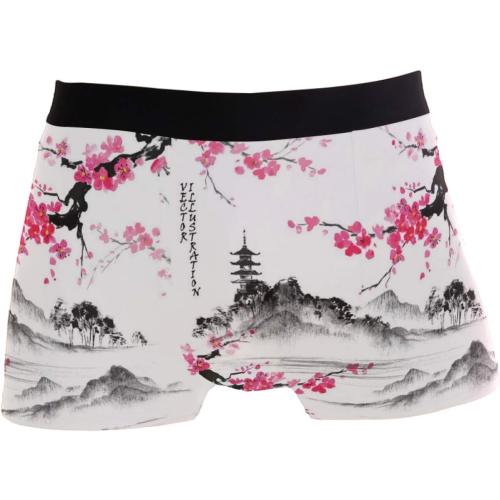 Men's Novelty Boxer Briefs Stretchy Underwear Breathable Underpants Shorts S-XL