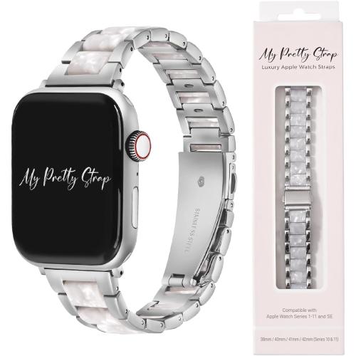 Compatible Apple Watch Band for Women, Stainless Steel- Fits Most Wrists