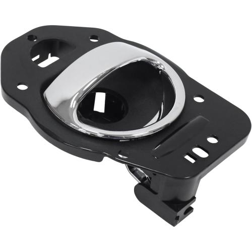 MOTOKU Left Driver and Right Passenger Side Interior Door Handle with Chrome Trim for Chevrolet HHR 2006-2011