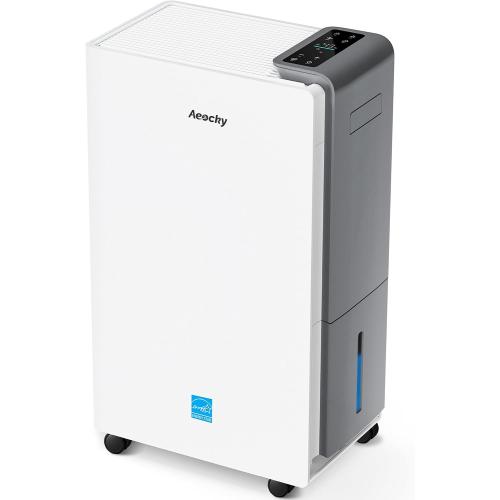 AEOCKY 4500 Sq.Ft Energy Star Most Efficient 2025 Dehumidifier, Max 80 Pint/Day Smart Compressor Dehumidifier with Drain Hose, Intelligent Humidistat,for Basement,Bedroom,Home,Bathroom