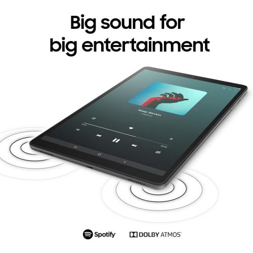 Samsung Galaxy Tab A 8.0 (2019, WiFi Only) 32GB, 5100mAh Battery, Dual Speaker, SM-T290, International Model (Black) (Renewed)
