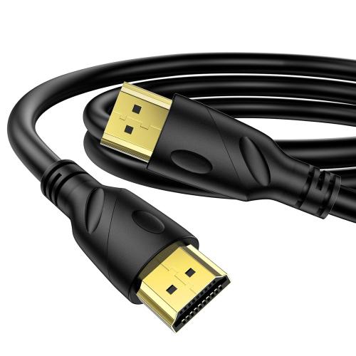 8K HDMI Cable 6.6ft, 48Gbps Ultra High Speed HDMI 2.1 Cord,Gold Plated Connectors, Supports 8K@60Hz&4K@120Hz,eARC, HDR, 3D,Compatible with PS5, Xbox Series X/S, Soundbar, 4K TV, Blu-Ray Player