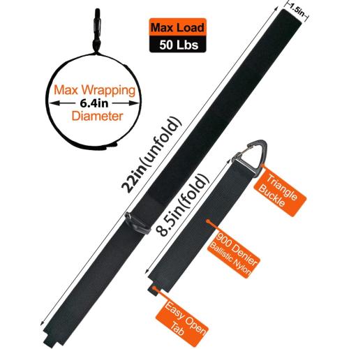 Extension Cord Holder Organizer(4 Pack XL), Hose Hanger for Garage Organization and Storage, 16-Inch Heavy Duty Storage Straps, Garage Gadgets for Men