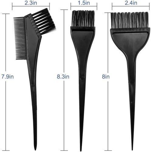 Hair Dye Color Brush and Bowl Set, Black