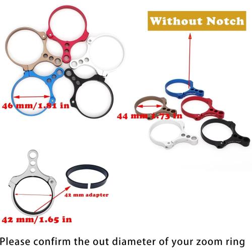 WestHunter Optics Riflescope Switchview Throw Levers | 3 Sizes(42 mm / 44 mm / 46 mm), 2 Types, 5 Colors