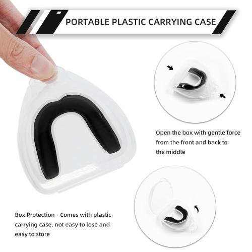 5 Pack Kids Youth Mouth Guard for Sports, Boys Girls Mouth Guard with Case, Child Teen Sports Mouthguard for Football Lacrosse Basketball Boxing Soccer Taekwondo MMA Karate