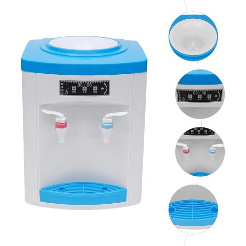 Top Loading Water Cooler Dispenser, Countertop 5 Gallon Hot Cold Water Dispenser for Home and Office, White