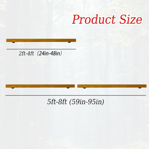 6FT Wooden Stair Railing Indoor, Wall Railings for Stairs, Hand Rails for Indoor Stairs, Non-Slip Stair Handrail for Home Garden Corridor Lofts Kindergarten Guardrail(2 Sections, 2 x 3FT)