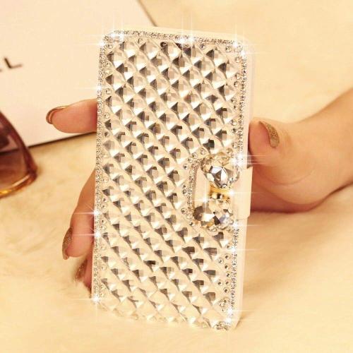 Bonitec iPhone 11 Wallet Case - Luxury Glitter Bowknot Diamond Rhinestone Flip Stand with Card Slot