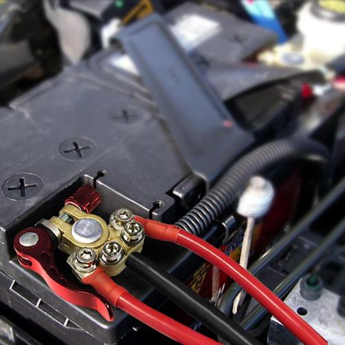 Moly Magnolia 2PCS 4-Way Quick-Release Car Battery Terminal Connectors