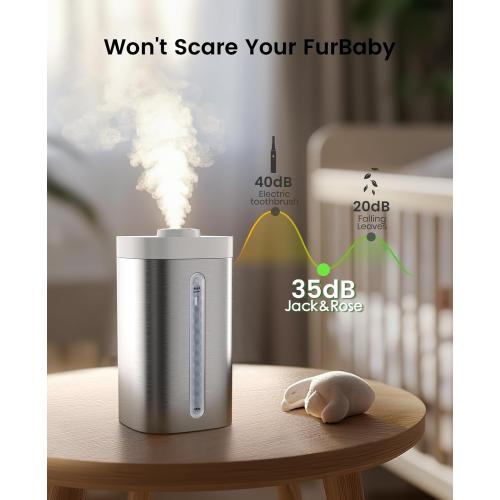 Stainless Steel Humidifier, Easy to Clean Humidifier, Dishwasher Safe Humidifiers, Cool Mist Humidifiers for Bedroom