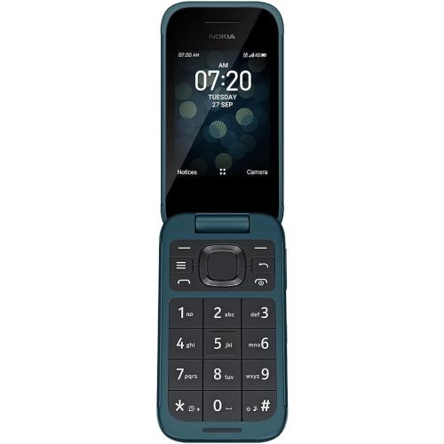 Blue Nokia 2780 Flip | Unlocked | KaiOS | Verizon, AT&T, T-Mobile | Blue