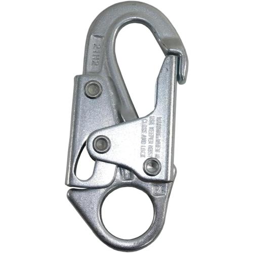 AFP Demon 6 Foot Single Web Leg Self Retracting Lifeline Safety Yoyo, Shock Pack Absorber, Steel Snap Hook & Steel Carabiner Fall Protection Arrest Limiter SRL | OSHA & ANSI Rated