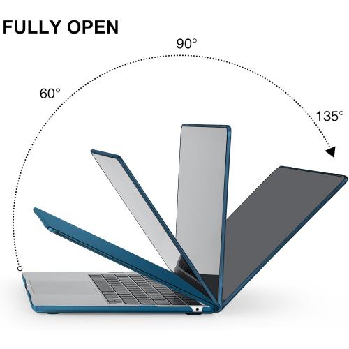 EooCoo Case Compatible with MacBook Air 13 inch M4 2025 2024 2023 2022 M3 M2 A3240 A3113 A2681, Green Air 13.6 Laptop Hard Shell Case   Keyboard Skin Cover   Screen Protector, Forest Green