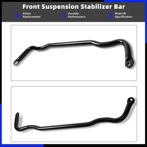 Front Sway Bar Suspension Stabilizer Compatible with Dodge Ram 1500 2009-2010 Ram 1500 2011-2018 Ram 1500 Classic 2019-2022 Replaces#55398938AC
