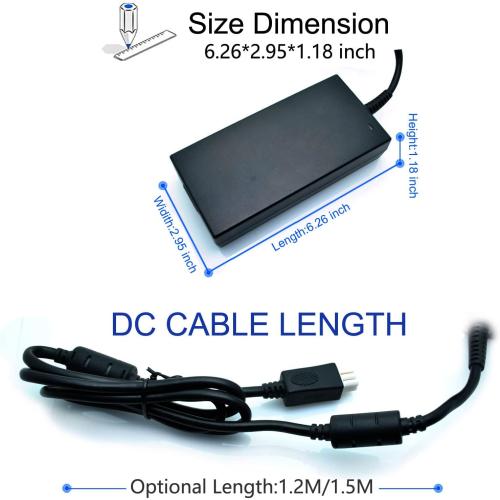New 12V 9A 108W AC Power Supply Adapter Fit for Cisco PWR-4320-AC FA110LS1-00 ISR4321/K9 341-0701-03 Router Charger with Power Cord
