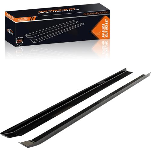 2 Pcs RV Slide Out Ski Set，RV Slide Gaskets，Protect Floors from Scratches and Scuffs（Plastic）