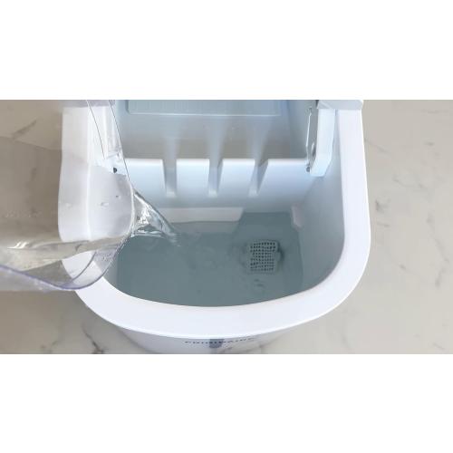 Frigidaire EFIC118-SILVER-KL Ice Maker Machine, Compact Countertop, Silver