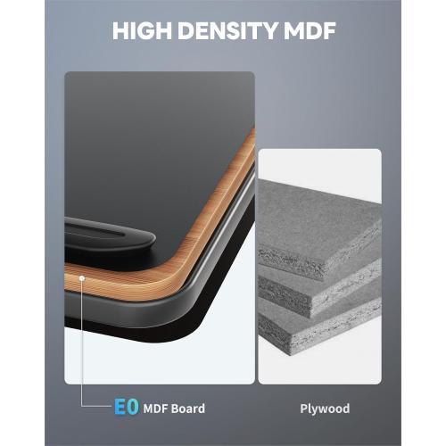 Laptop Desk for Bed with Cooling Fan, SAIJI Height & Angle Adjustable Laptop Stand for Bed, Lap Desk Tray Table, Lightweight Foldable Portable Computer Table for Couch Sofa Chair Floor Desk (Black)