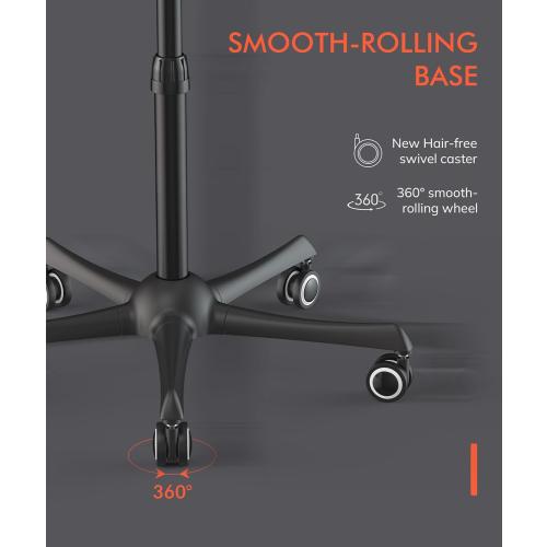 TASALON Ionic Hooded Hair Dryer - 1875W Bonnet Dryer with 3 Temperature Settings - Portable Standing Dryer for Home and Salon