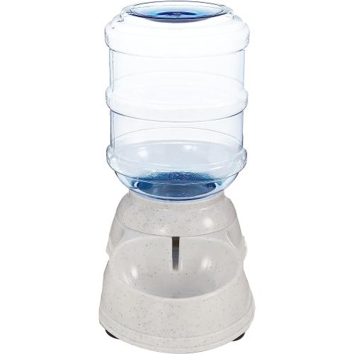Amazon Basics Gravity Pet Water Dispenser for Cat and Dog, Easy to Clean, 135.3fl.oz Capacity, Small