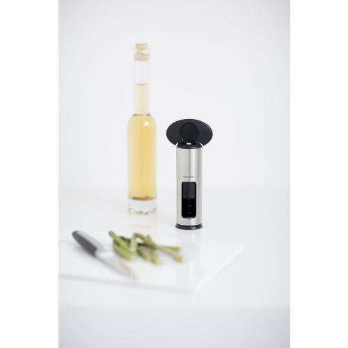 Brabantia Classic Corkscrew Bottle Opener - Matte Steel, 369360, Medium