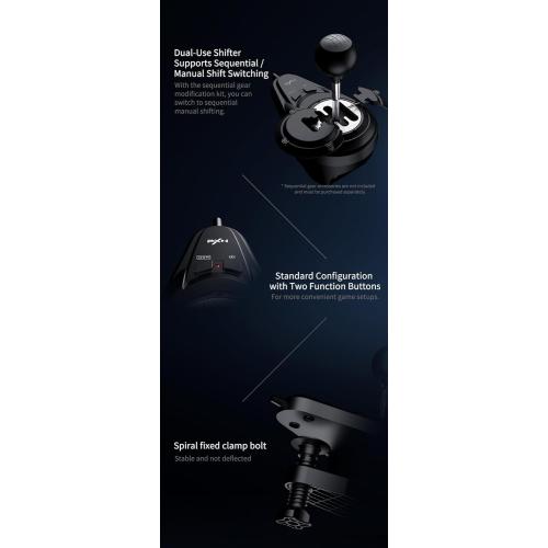 PXN-V99 Racing wheel Steering wheel 3.2nm force feedback gaming racing wheel 270/900 Dismantle with Hall magnetic induction pedal, 6 1 gear shift rod gaming steering wheel for pc/ps4/Xbox one/X-Series X/S