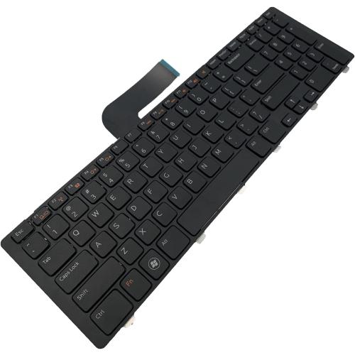 Laptop Replacement US Layout Keyboard for Dell 17R N7110 L701X L702X 5720 7720 XPS 17 L702X 3750 Black Frame