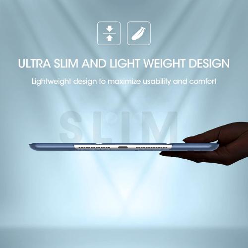 ProCase for iPad 9th/ 8th/ 7th Generation Case 10.2 Inch, Darkblue | 10.2 iPad Case 9th/ 8th/ 7th Gen Cover (2021/2020/2019), Slim Smart Cover With Translucent Hard Shell Back, Auto Sleep/Wake