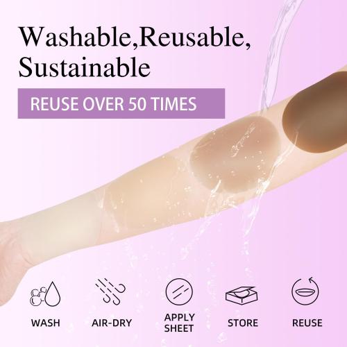 Nipple Covers for Women – Reusable Sticky Silicone Nipple Covers, Seamless Invisible Washable Design with Travel Box