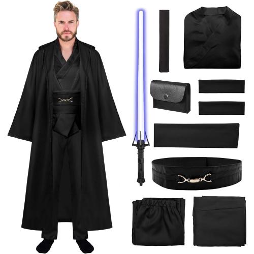 Size M ...Tunic Costume Adult Hooded Robe Full Set Outfit Men's Halloween Knight Cosplay Costume Uniform