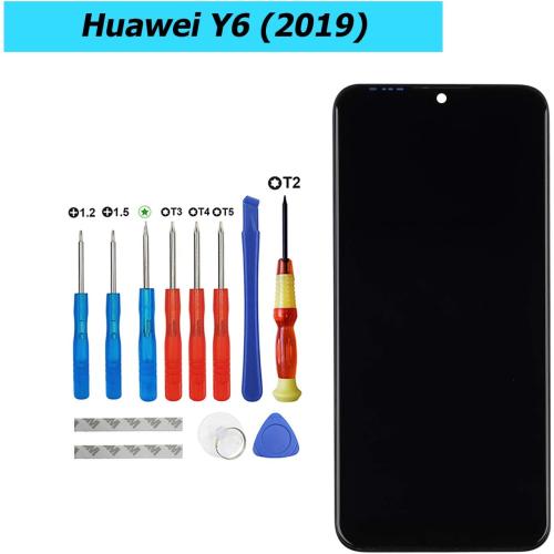 LCD Compatible with Huawei Y6 2019 Y6 Prime 2019 Y6 Pro 2019 MRD-LX1 MRD- LX2 MRD-L21A MRD-L21 MRD-L22 6.09 inch Black LCD Touch Screen Display with Frame Tools