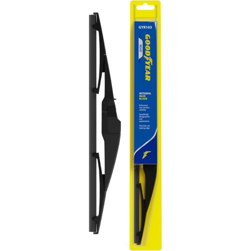 Goodyear Rear 10 Integral Rear Wiper Blade with Polymer Hard Shell Frame, Replacement Rear Window Wiper Blade for Integral Wiper Arms, Pack of 1