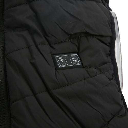 Heated Vest, 3 Temperature Levels, Black Electric Heating Vest for Walking Muscle Pain Relief