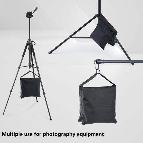 ABCCANOPY Photography Sandbag for Video Stand, Heavy Duty Weight Bags for Light Tripod, Camping Chair, 4 Packs (Black)