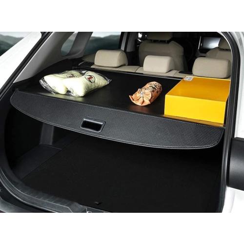 Retractable Cargo Cover Compatible with Nissan Kicks 2025 2026 Shield Security Shade Privacy Screen Tonneau Luggage Cargo Trunk Organizers Carbon Fiber Texture (No Drilling Installation)