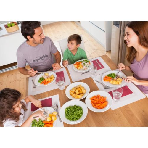 6pcs Salad Dessert Plate 7.5inch White Porcelain Dinner with Round Flat Design Good for the Gift