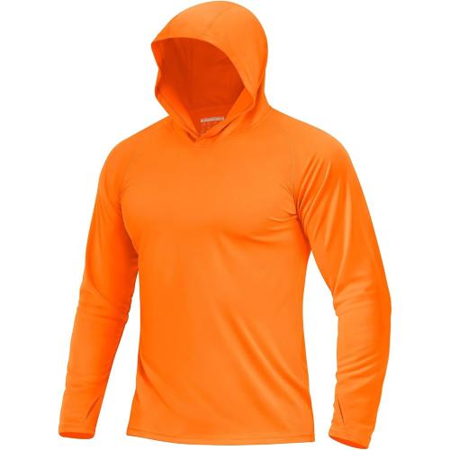 Sizr XL....Boladeci Men's UPF 50  Sun Protection Lightweight Hoodie Shirts Long Sleeve Fishing Shirts SPF UV Hiking Swim