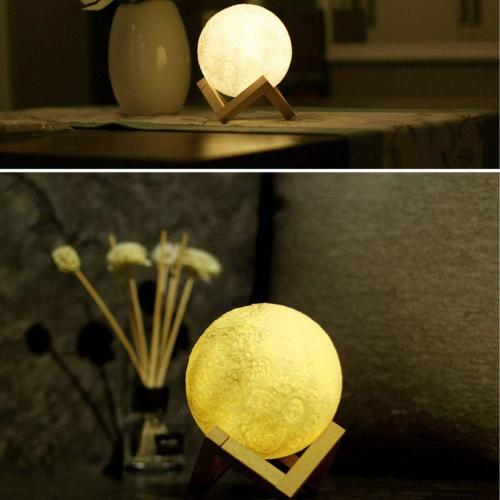 Night Light New Creative Fashion Home Decoration Personality LED Bedside Lamp(9 Color,White_13CM)