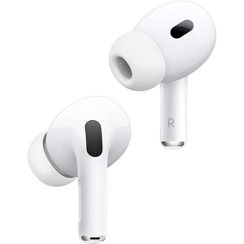 Apple AirPods Pro 2 Wireless Earbuds, Active Noise Cancellation, Hearing Aid Feature, Bluetooth Headphones, Transparency, Personalized Spatial Audio, High-Fidelity Sound, H2 Chip, USB-C Charging