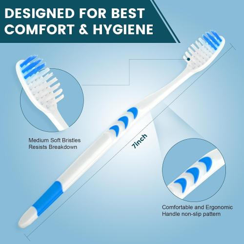 Navona Set of 150 PCS Individually Wrapped Bulk Toothbrush Pack, Disposable Soft Bristle for Adult or Kid, Ergonomic Handle, Perfect for Travel, Hotel, Donation
