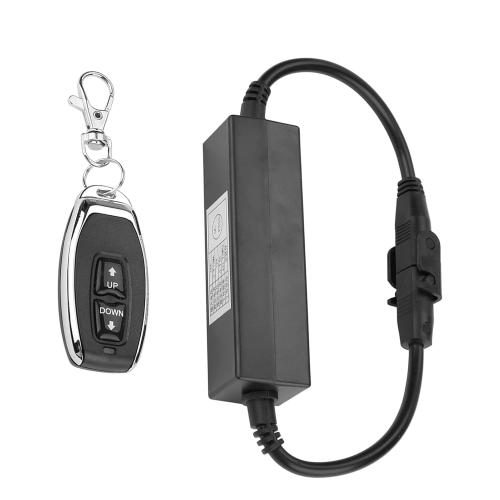 12V Wireless Remote Control Linear Actuator with DPDT Switch, Forward/Reverse DC Motor for Home Automation, Automatic Door System, Stainless Steel Actuator Controller