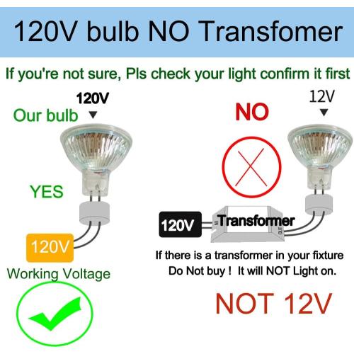 mr16 led Bulb dimmable 120v 110V 5w 2700K Warm White Soft White Spot Light Equivalent to 50w Halogen Bulb for Tracking Light MR16 Fixture