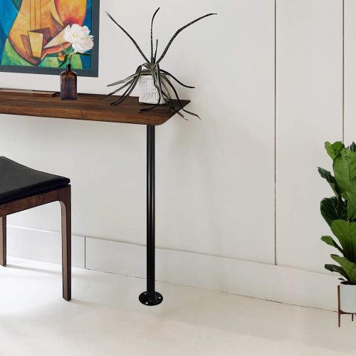 Black 10 Pack 1/2 GeilSpace Elbow, Malleable Iron Pipe Fittings - Vintage DIY Industrial Shelving, Industrial Decor, Furniture DIY (1/2, Black)