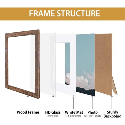 Califortree Rustic Brown 5x7 Picture Frame