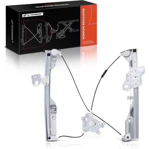 A-Premium Electric Power Window Regulator Without Motor Compatible with Infiniti G35 2003 2004 2005 2006 2007, Front Left Driver Side, Coupe Only, Replace# 80721AM803