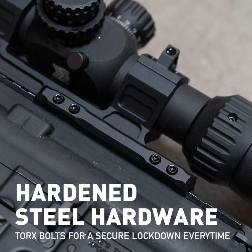 Monstrum Next Level Series Offset Scope Mount with Integrated Anti-Cant Level Bubble