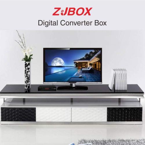 Digital TV Converter Box, ATSC Tv Tuner - ZJBOX for Analog HDTV Live 1080P with Recording&Playback,HDMI Output, Timer Setting TV Tuner Function Digital Channel Free
